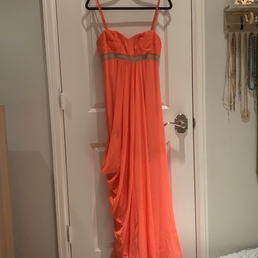 BCBG Strapless Maxi Dress